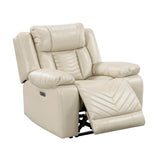 8457BEG-1PW - Power Reclining Chair with LED and Charging Ports