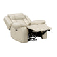 8457BEG-1PW - Power Reclining Chair with LED and Charging Ports
