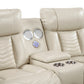 8457BEG*2PW - 2pc Set: Sofa, Love (Power)