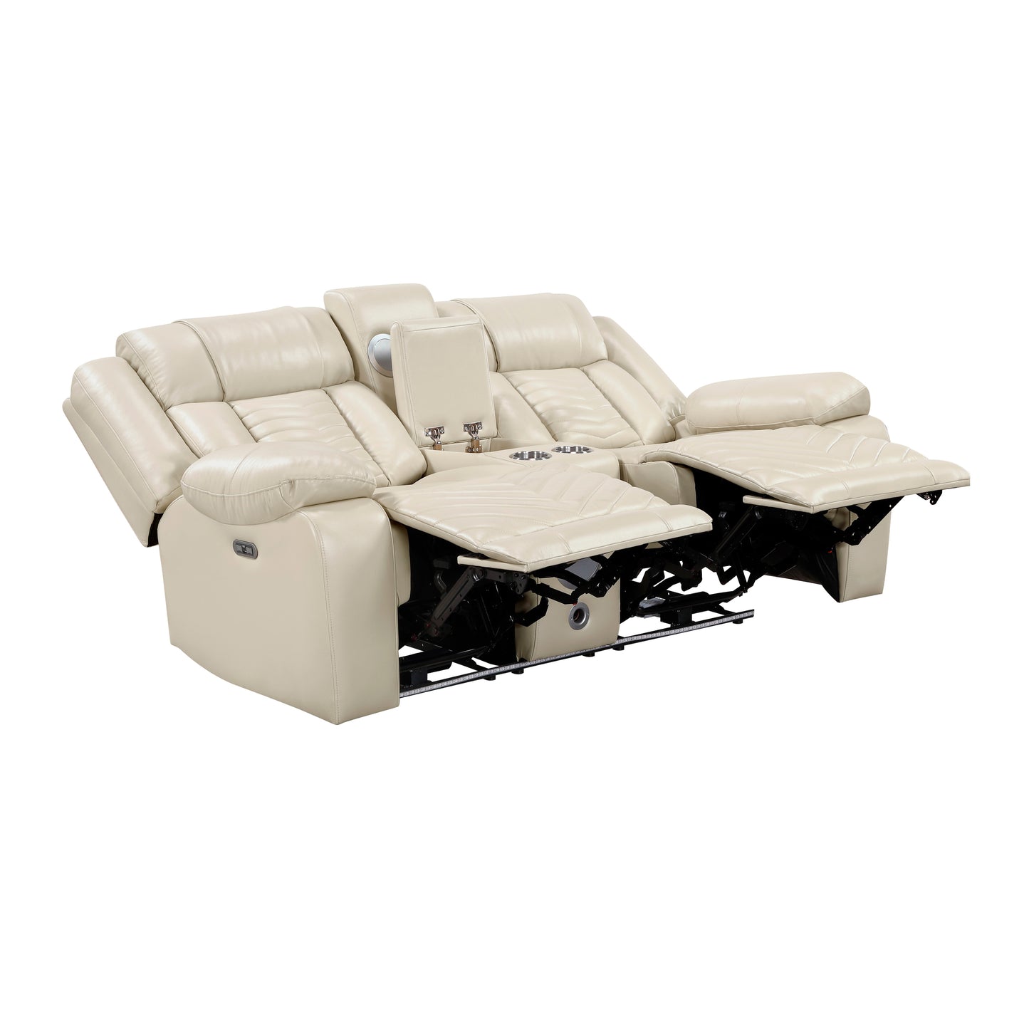 8457BEG*2PW - 2pc Set: Sofa, Love (Power)