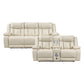 8457BEG*2PW - 2pc Set: Sofa, Love (Power)