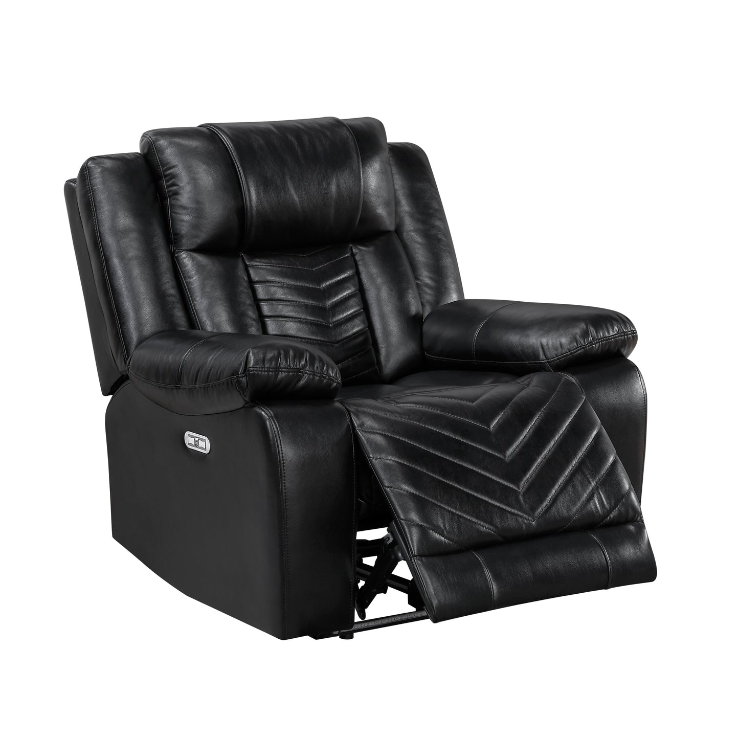8457BLK-1PW - Power Reclining Chair with LED and Charging Ports