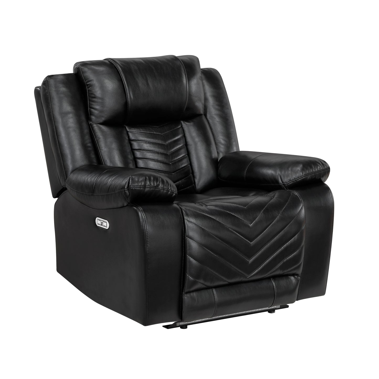 8457BLK-1PW - Power Reclining Chair with LED and Charging Ports
