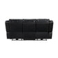 8457BLK*2PW - 2pc Set: Sofa, Love (Power)