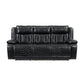 8457BLK*2PW - 2pc Set: Sofa, Love (Power)