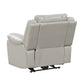 8457GRY-1PW - Power Reclining Chair with LED and Charging Ports