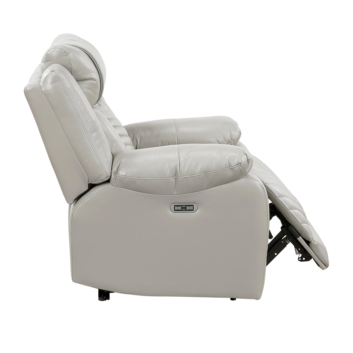 8457GRY-1PW - Power Reclining Chair with LED and Charging Ports