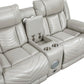 8457GRY*2PW - 2pc Set: Sofa, Love (Power)