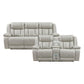 8457GRY*2PW - 2pc Set: Sofa, Love (Power)