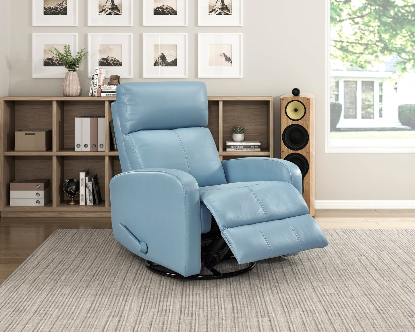 8458BUE-1SW - Swivel Glider Reclining Chair