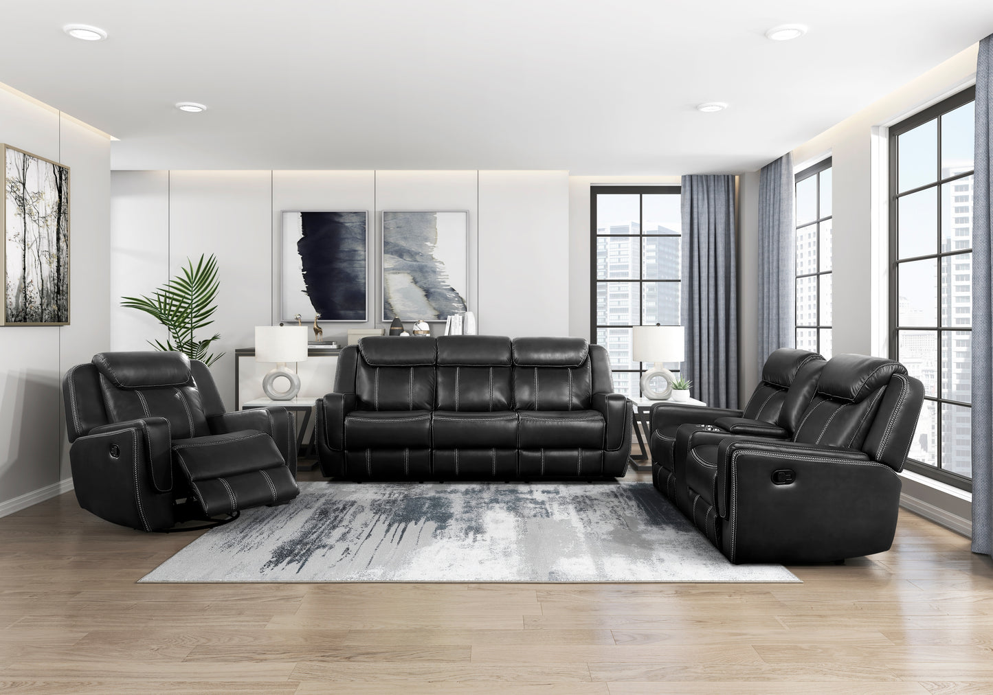 8516BK-1 - Swivel Glider Reclining Chair