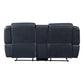 8516BU-2 - Double Reclining Love Seat with Center Console, Receptacles and USB Ports