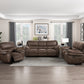 8517BRW-2 - Double Reclining Love Seat with Center Console