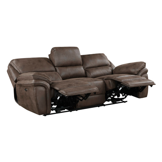 8517BRW-3 - Double Reclining Sofa