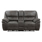 8517GRY*2PW - 2pc Set: Sofa, Love (Power)