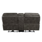 8517GRY*2PW - 2pc Set: Sofa, Love (Power)