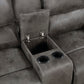 8517GRY*2PW - 2pc Set: Sofa, Love (Power)