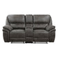 8517GRY*2 - 2pc Set: Sofa, Love