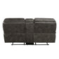 8517GRY*2 - 2pc Set: Sofa, Love