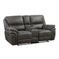 8517GRY*2 - 2pc Set: Sofa, Love