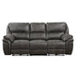 8517GRY*2PW - 2pc Set: Sofa, Love (Power)