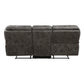 8517GRY*2 - 2pc Set: Sofa, Love