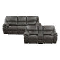 8517GRY*2 - 2pc Set: Sofa, Love