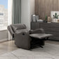 8527GRY-1GD - Glider Reclining Chair