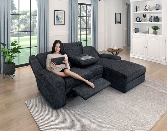 8530EB*SC - (2)2-Piece Reclining Sectional with Right Chaise