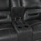 8538BK*2 - 2pc Set: Sofa, Love