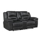 8538BK*2 - 2pc Set: Sofa, Love