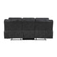 8538BK-3 - Double Reclining Sofa