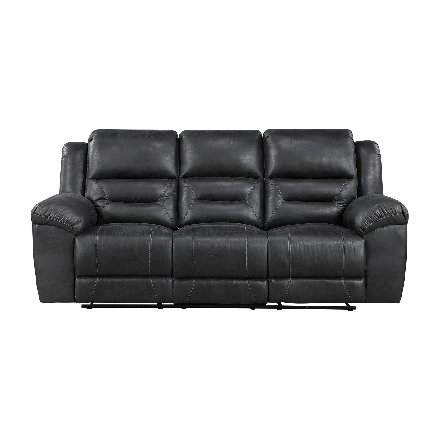 8538BK*2 - 2pc Set: Sofa, Love