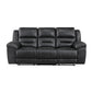8538BK-3 - Double Reclining Sofa
