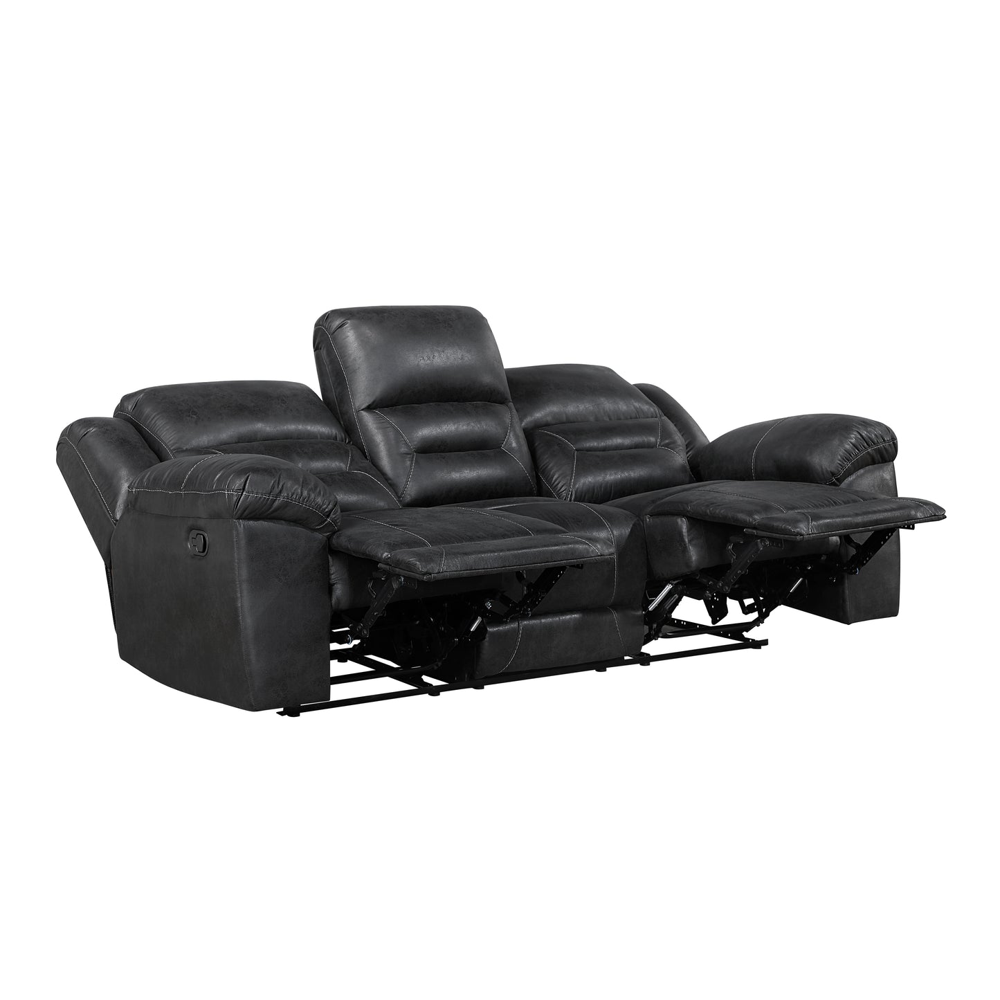 8538BK*2 - 2pc Set: Sofa, Love