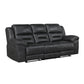 8538BK*2 - 2pc Set: Sofa, Love