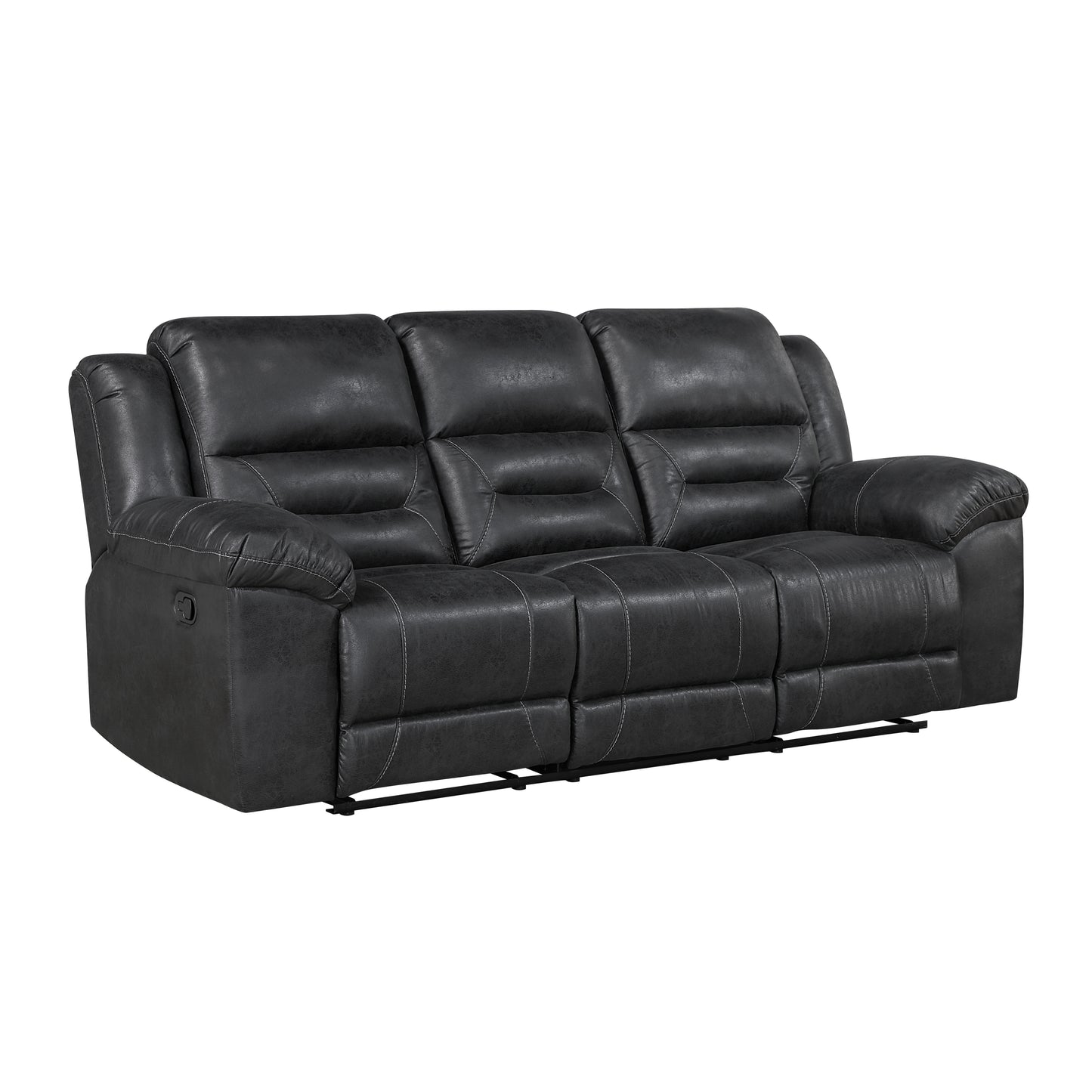 8538BK*2 - 2pc Set: Sofa, Love
