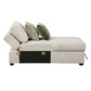 8548-VCCL - Armless Convertible Storage Chaise with Click Motion Back