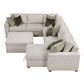 8548*6VC2ACR2ACLAOT - (6)5-Piece Sectional with Reversible Chaise, Pull-out Bed and Ottoman