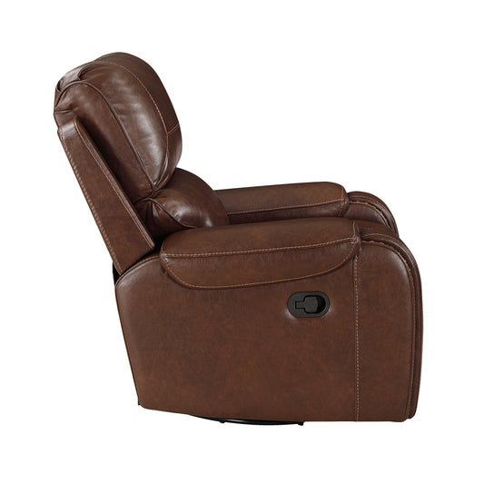 8549BRW-1 - Swivel Glider Reclining Chair