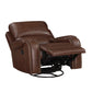 8549BRW-1 - Swivel Glider Reclining Chair