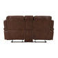 8549BRW*2 - 2pc Set: Sofa, Love