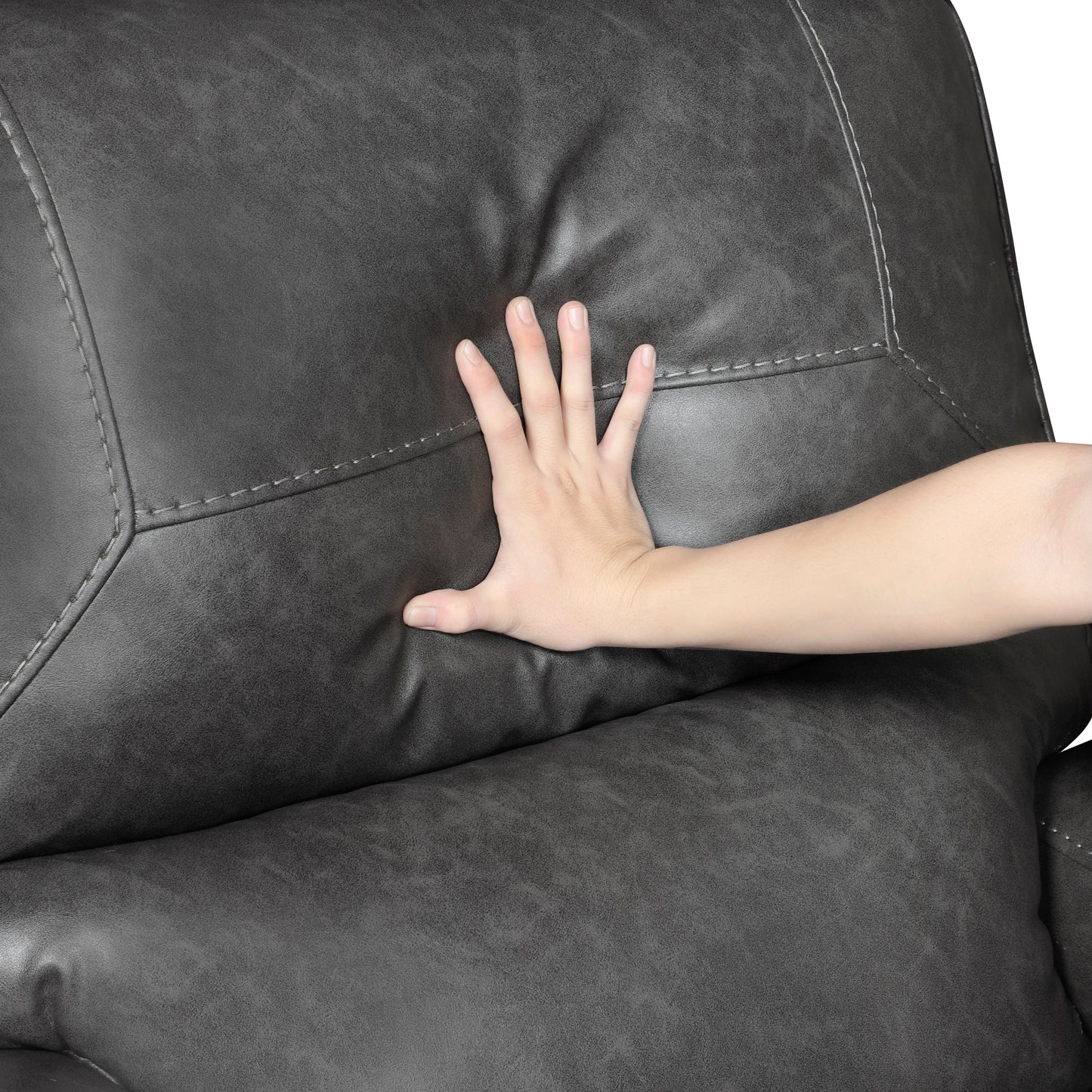 8549GRY-1 - Swivel Glider Reclining Chair