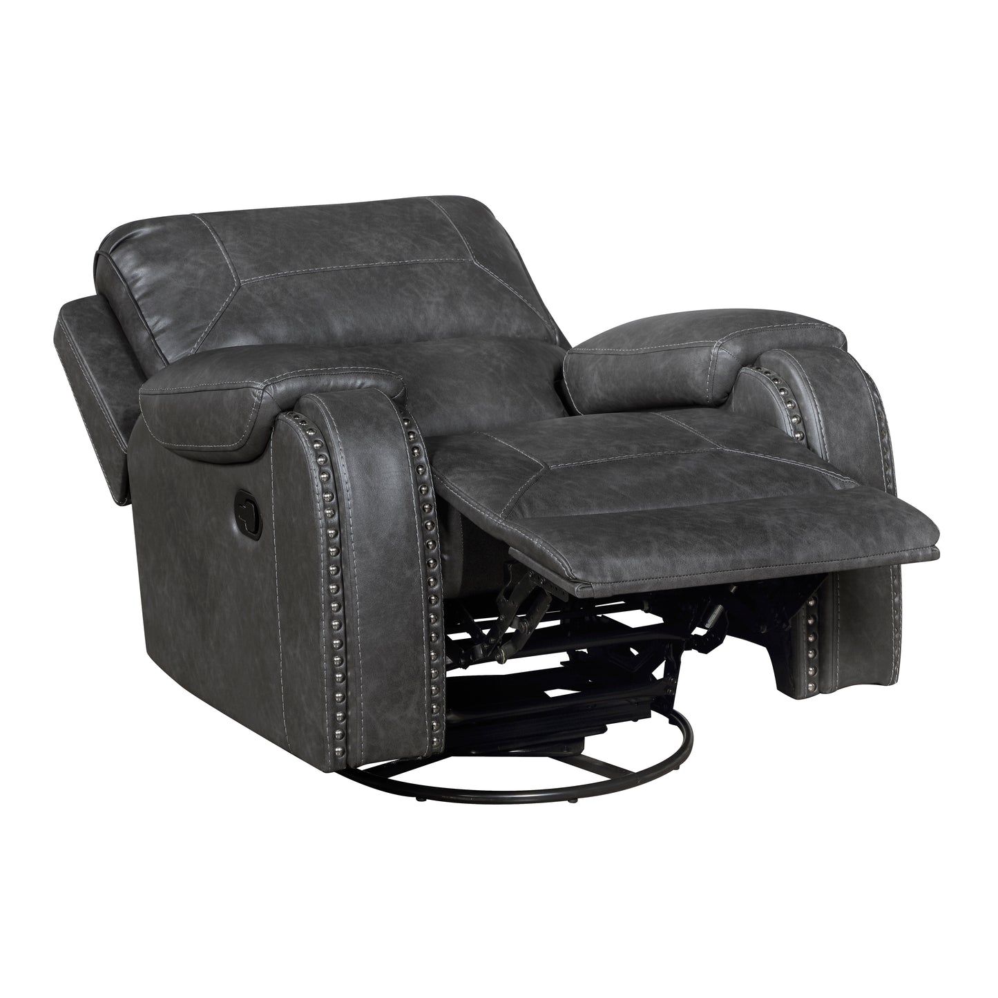 8549GRY-1 - Swivel Glider Reclining Chair