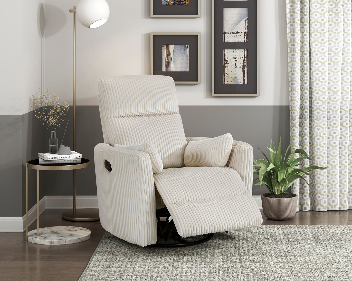 8555BE-1SW - Swivel Glider Reclining Chair
