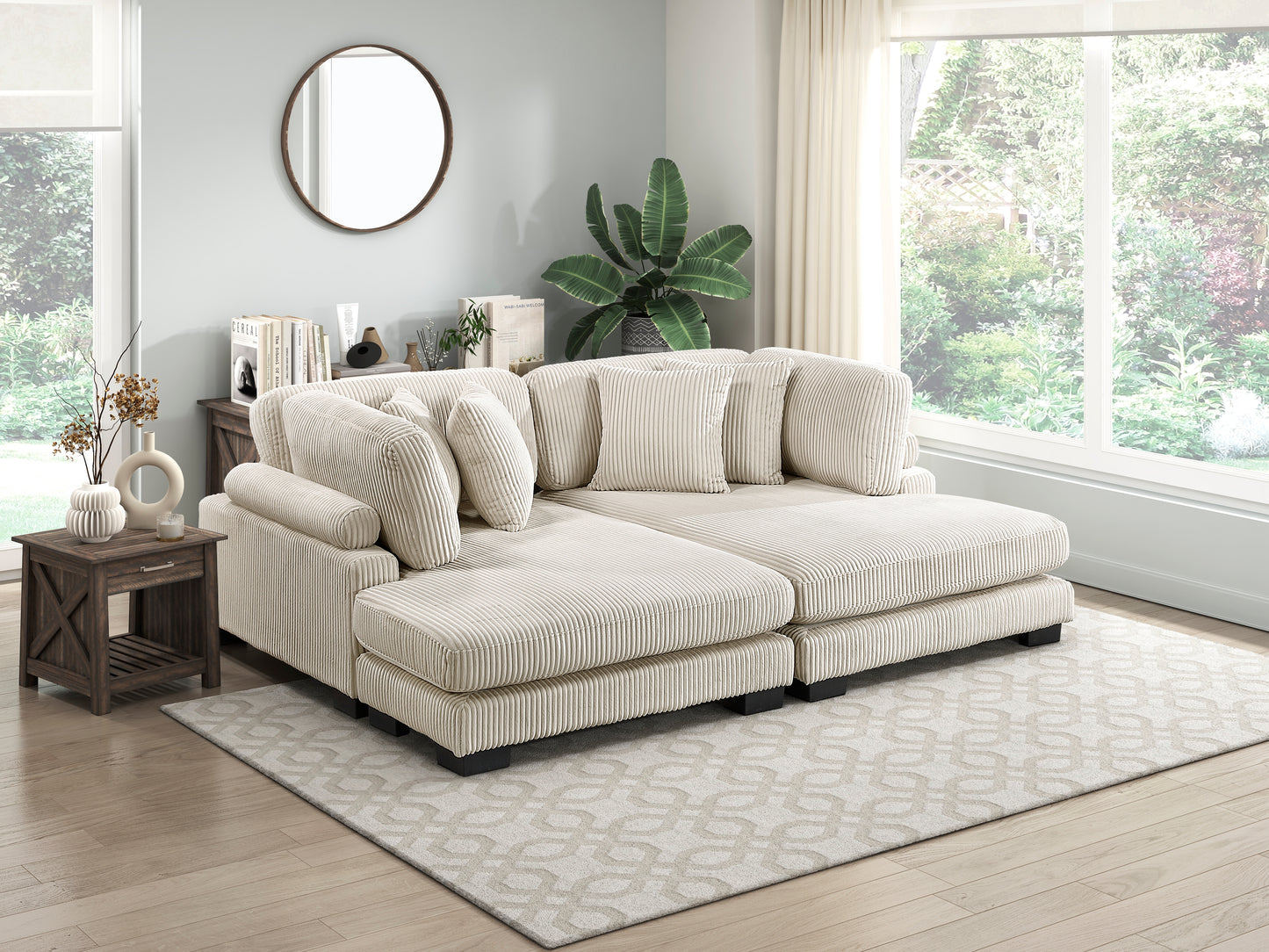 8555BE-VC - Reversible Chaise