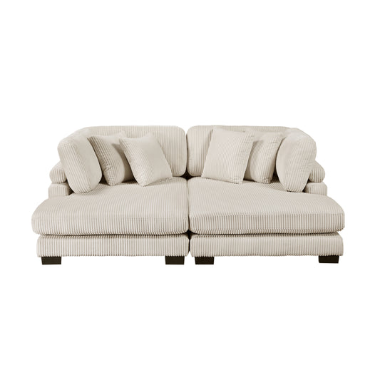 8555BE*2VC - (2)2-Piece Chaise Lounge