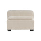 8555BE*CRACVCOT - (4)4-Piece Modular Sectional with Reversible Chaise and Ottoman
