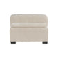 8555BE*2AC1CROT - (4)4-Piece Modular Sectional with Ottoman