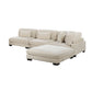 8555BE*2AC1CROT - (4)4-Piece Modular Sectional with Ottoman